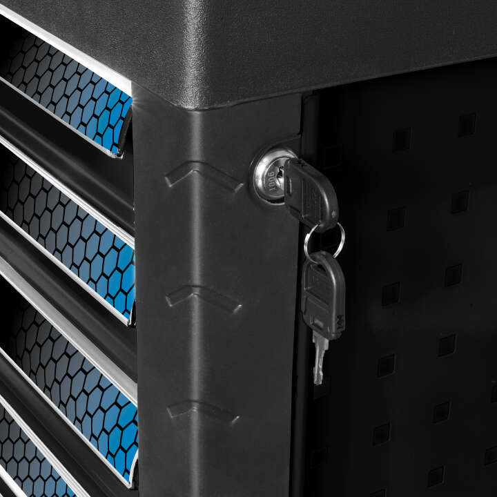 Güde Werkstattwagen GW7 Black Line 226-tlg.